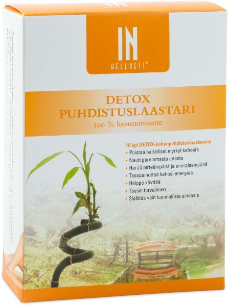 In Wellness Detox-laastarit.